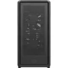 PC Midi Tower Cooler Master MasterFrame 600 Mesh — juoda, palaiko ATX/EATX, 2x200 mm priekiniai ventiliatoriai, priekinio / šoninio ventiliatoriaus palaikymas, 2x3,5 col. + 3x2,5 col. lizdai