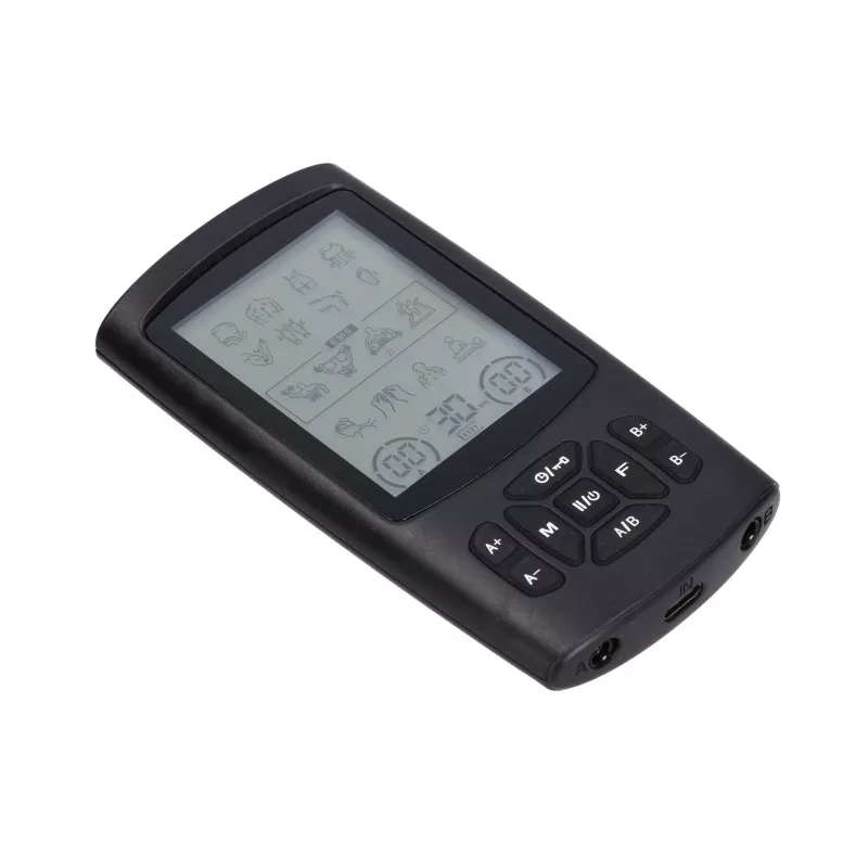 TENS/EMS elektrostimuliatorius Extralink Vital+ Essential — 2 režimai, 20 intensyvumo lygių