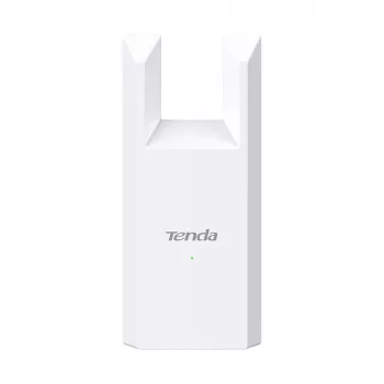 Tinklo kartotuvas TENDA T10 2,4 GHz Wi‑Fi 4, 300 Mbps, 2 išorinės antenos, 1x RJ-45, baltas