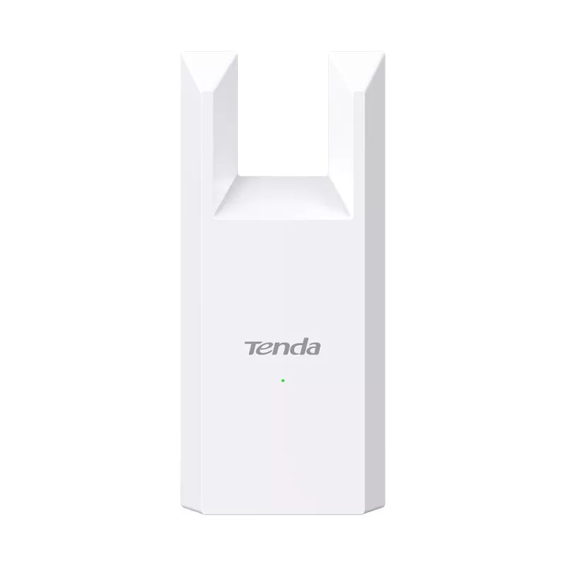 Tinklo kartotuvas TENDA T10 2,4 GHz Wi‑Fi 4, 300 Mbps, 2 išorinės antenos, 1x RJ-45, baltas