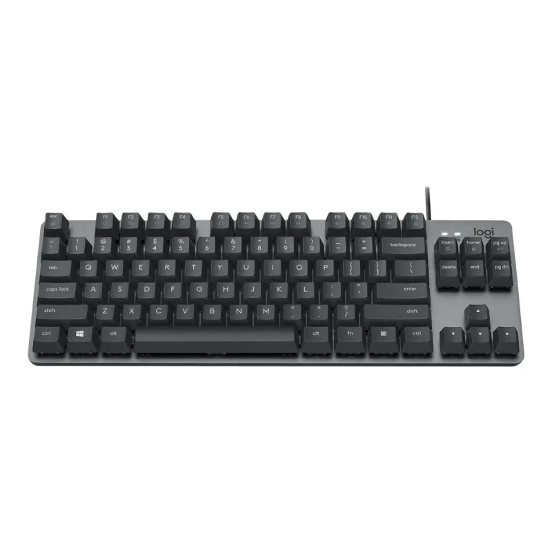 Logitech klaviatūra K835 TKL MECHANICAL TTC Red [DE] grafitas TTC Red, linijinis mechanizmas, greitai reaguojanti
