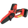 Belaidis grandininis pjūklas YATO YT-828135 — 18V Li-Ion 2Ah, 10 cm juosta, 3200 aps./min, 4,8 m/s grandinės greitis, 26 grandys