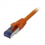 komutacinis kabelis RJ45 - CAT6A 500Mhz - 10m - oranžinis - S-STP(S/FTP) - komponentų patikrintas (GHMT sertifikuotas) - AW
