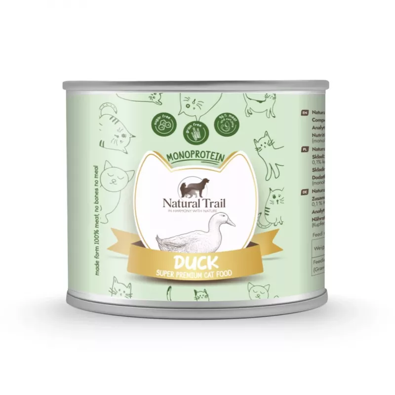 NATURAL TRAIL Cat Monoprotein su antiena 185g