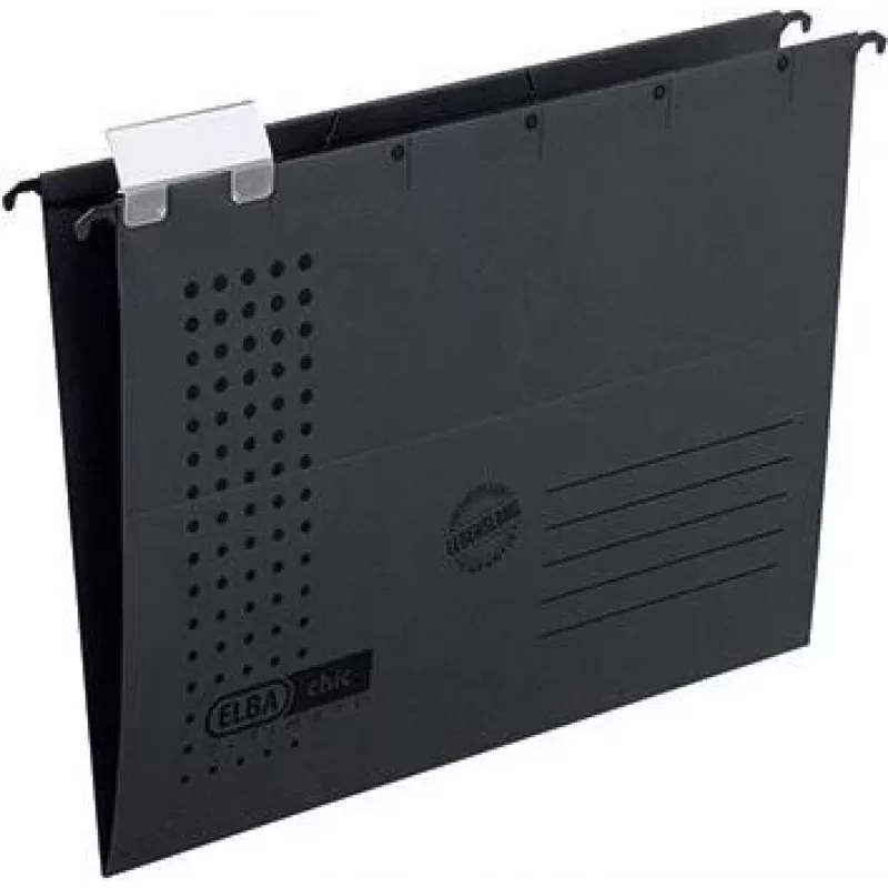 ELBA chic ULTIMATE - A4 - kartonas - antracitinis - vertikalus - 330 lapų - metalinis