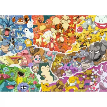 Dėlionė Ravensburger Colour puzzle 1000 detalių (12000832) — Animaciniai filmukai, 700 mm plotis, rekomenduojamas amžius 14+