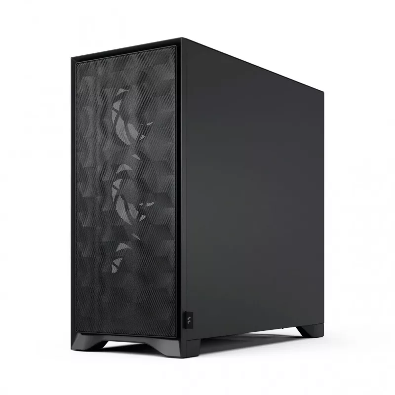 Kompiuterio korpusas Fractal Design Pop 2 Air Juoda TG Midi Tower — ATX, 3x 120 mm priekiniai ventiliatoriai, palaiko 2,5 colio ir 3,5 colio diskus