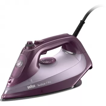 Braun TexStyle 7 Pro SI 7181 VI lygintuvas Sausas ir garų lygintuvas EloxalPlus padas 3100 W Violetinė