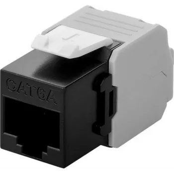 Microconnect KEYSTONE-16 keystone modulis, plokščias juodas, RJ-45