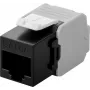 Microconnect KEYSTONE-16 keystone modulis, plokščias juodas, RJ-45