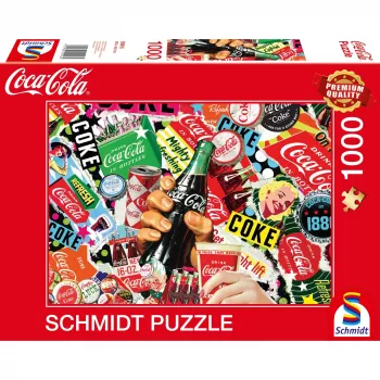 Dėlionė Schmidt Spiele Coca Cola is it! 1000 dalių