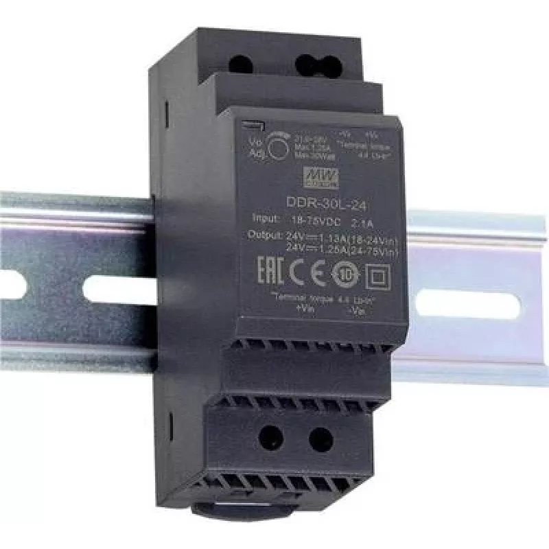 Meanwell MEAN WELL DDR-30G-24 - 30 W - 24 V - 35 mm - 54,5 mm - 90 mm - 120 g