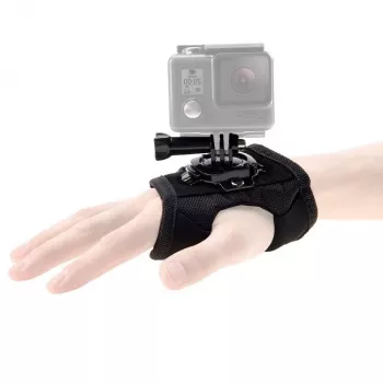 Puluz rankos riešo laikiklis veiksmo kameroms 360° sukimasis — suderinamas su GoPro HERO 7/6/5/4/3/2, SJCAM, Xiaomi
