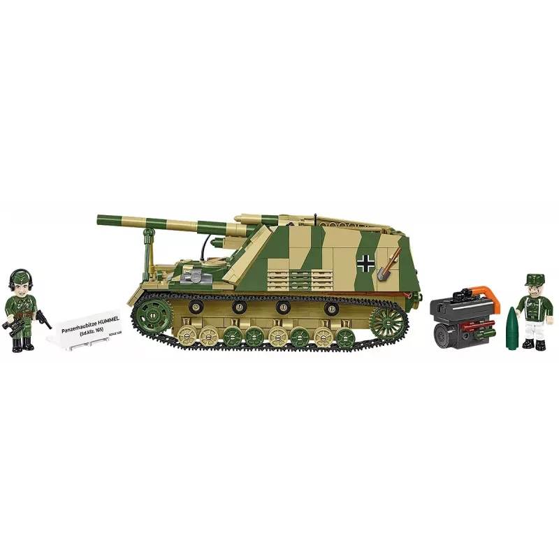 Konstruktorius Cobi Panzerhaubitze Hummel 1118 dalių modelio rinkinys