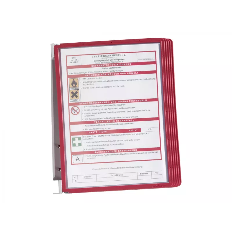Dokumentų ekspozicinis karuselinis stovas vertikalus A4 Durable 5551-03