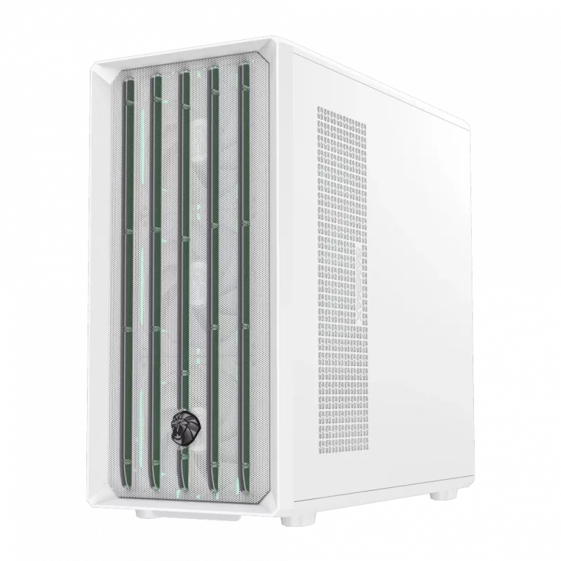 Gamemax korpusas | CLAW 460 WH | Baltas | Mid-Tower | Maitinimo blokas komplekte: Ne