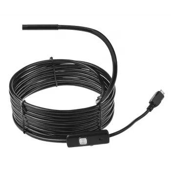 USB endoskopas MEDIA-TECH ENDOSCOPE 66° CMOS, 640x480 30fps, IP67, 6 LED, magnetas ir kablys