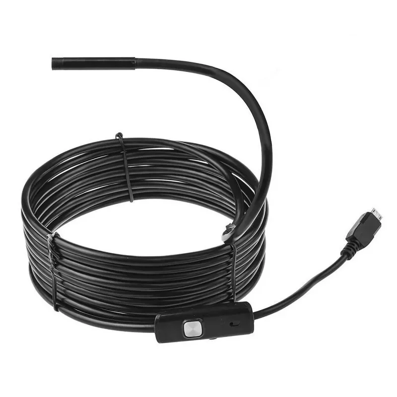 USB endoskopas MEDIA-TECH ENDOSCOPE 66° CMOS, 640x480 30fps, IP67, 6 LED, magnetas ir kablys