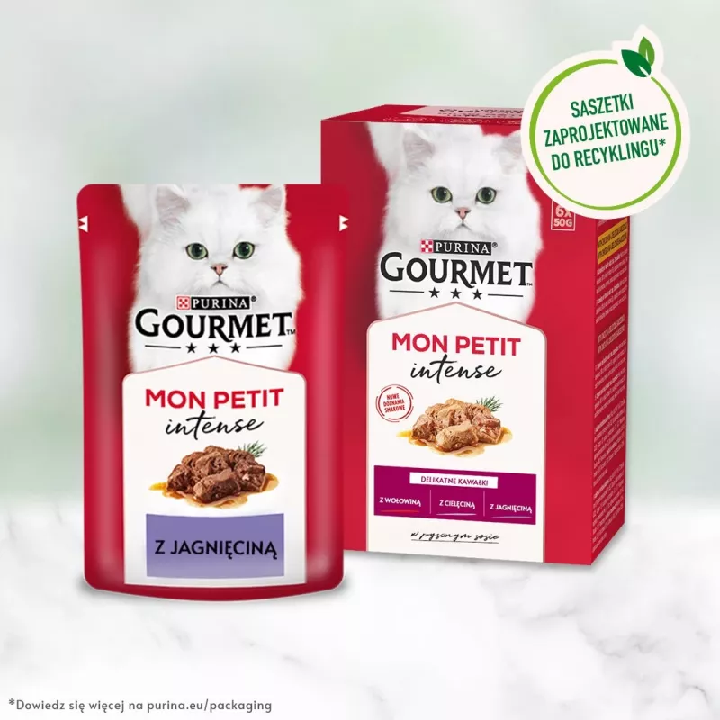 GOURMET Mon Petit mėsos mišinys - šlapias kačių maistas - 6 x 50 g
