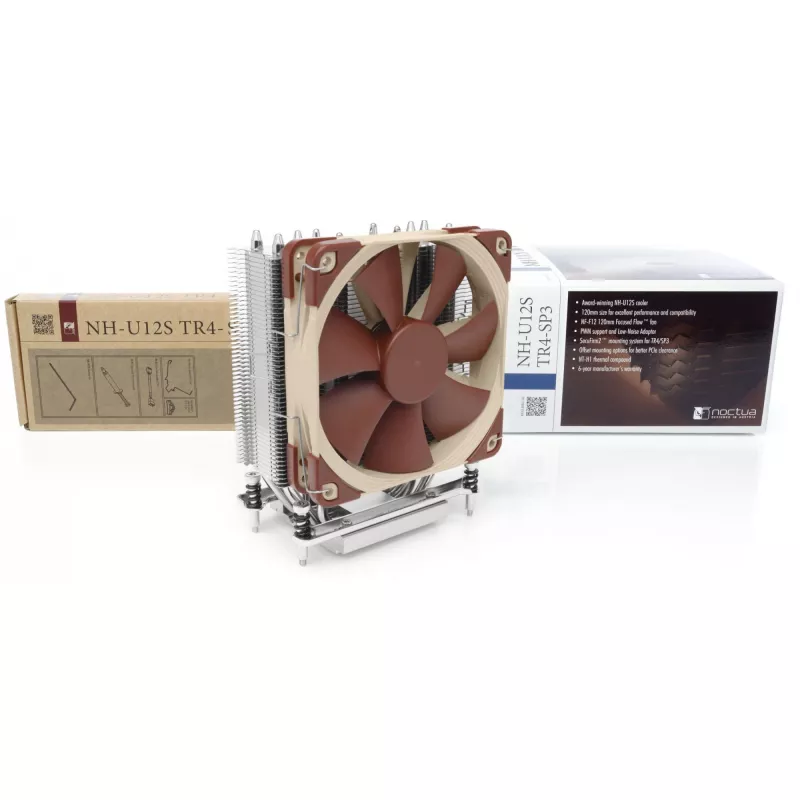CPU aušintuvas Noctua NH-U12S TR4-SP3, vienas 120 mm ventiliatorius, skirtas AMD TR4/SP3 lizdams, 158×125×71 mm, 870 g
