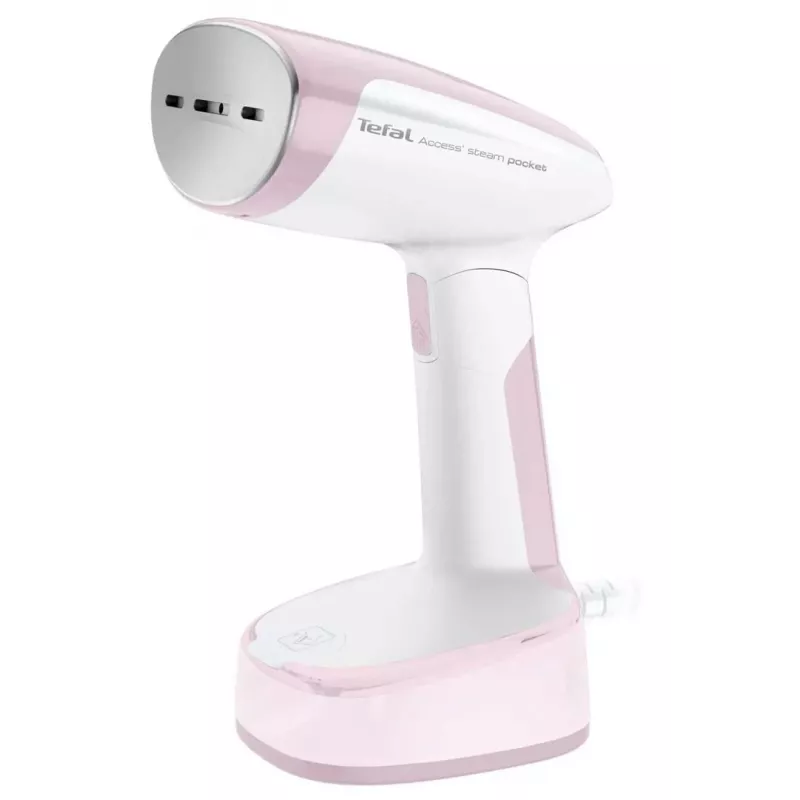 Rankinis drabužių garintuvas Tefal DT3050, 1300 W, 20 g/min garo, 0,12 L bakelis, 2,6 m laidas, rožinis