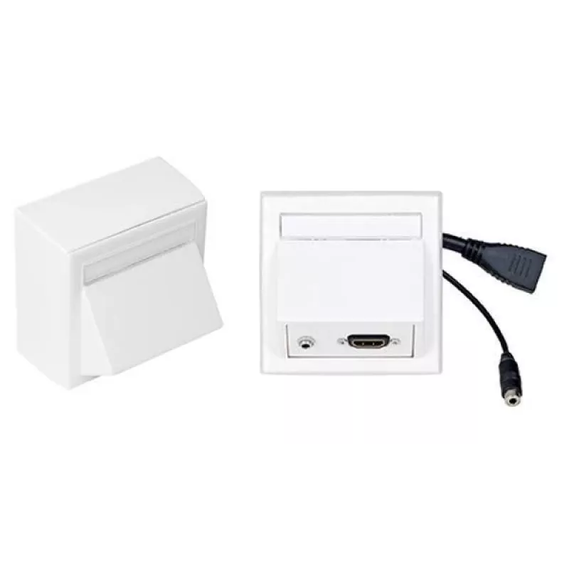 HDMI adapteris Wiktors Vivolink WI221170 su 3,5 mm garso lizdu, baltas