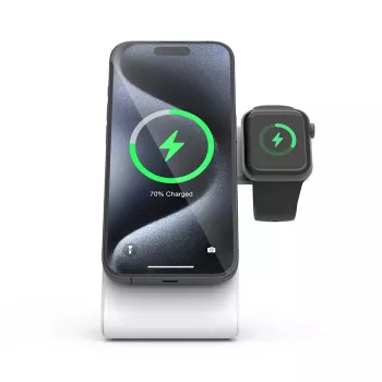 Belaidis įkroviklis 3v1 MagSafe, skirtas iPhone, Apple Watch ir AirPods Crong