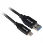 Sharkoon USB 3.2 Gen 2 kabelis USB-A kištukas > USB-C juodas 1 metras - Kabelis - Skaitmeninis/Duomenų