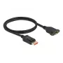DisplayPort ilgintuvo kabelis su skydiniu laikikliu DeLOCK 87095 8K 60 Hz 1 m