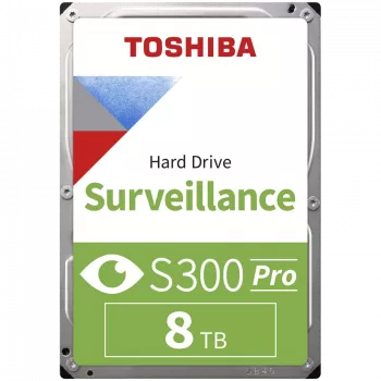 Toshiba S300 Pro Surveillance vidinis kietasis diskas 8 TB 7200 RPM 512 MB 3.5 Serial ATA III