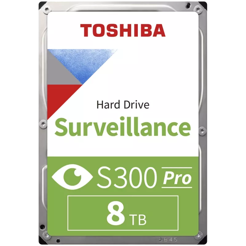 Toshiba S300 Pro Surveillance vidinis kietasis diskas 8 TB 7200 RPM 512 MB 3.5 Serial ATA III