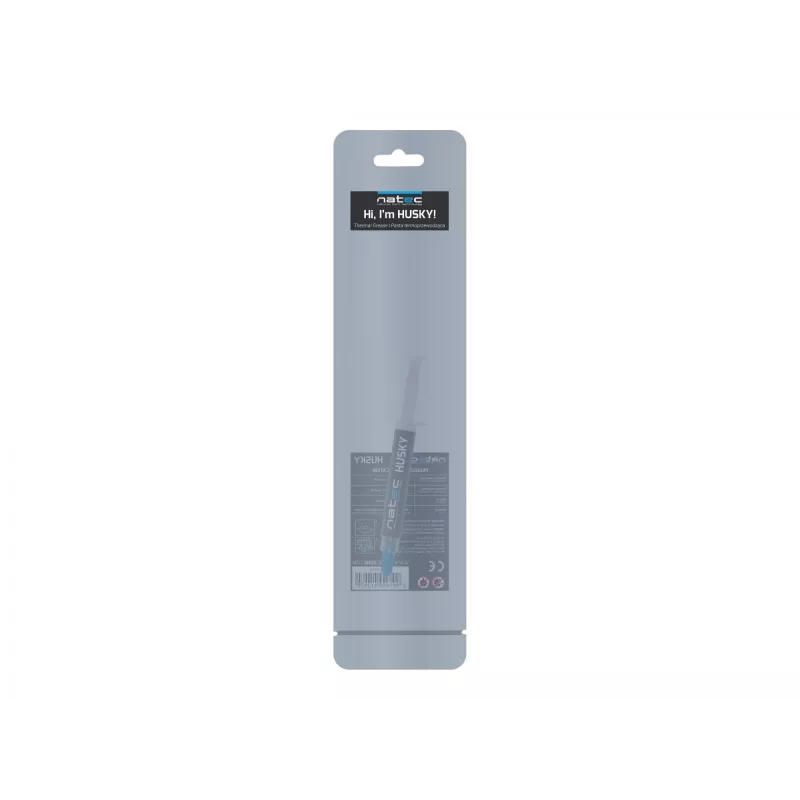 Termo pasta NATEC Husky NPT-1324, šilumos laidumas 4.63 W/m·K, tūris 2 ml, tankis 2.5 g/cm³