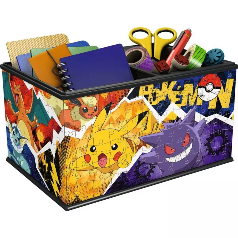 3D dėlionė Ravensburger Pokémon 3D animaciniai filmukai, nuo 8 metų