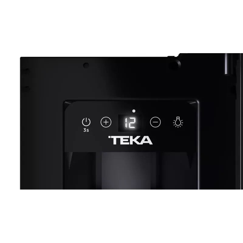 Teka RVU 10008 GBK termoelektrinis vyno aušintuvas įmontuojamas juodas 8 buteliai (-ų)