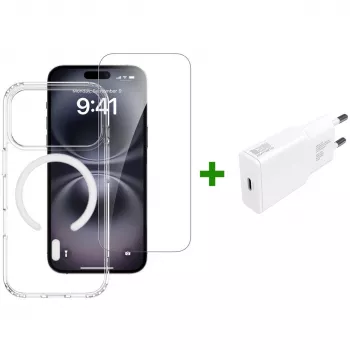 Border Case 4smarts iPhone 17 Pro 16 cm Skaidri Balta