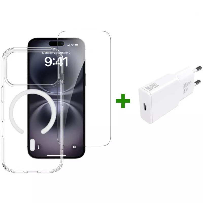 Border Case 4smarts iPhone 17 Pro 16 cm Skaidri Balta