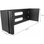 Stovo pagrindas DeLOCK 19 colių sieninis stovas 4U juodas