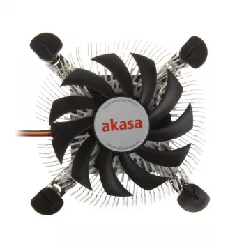 Aušintuvas Akasa AK-CC7122BP01 procesoriaus aušinimo sistema 7,5 cm aliuminis mėlynas