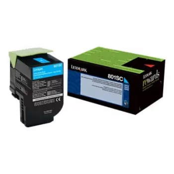 Toner Lexmark 802SC 2000 puslapiai žalsvai mėlyna