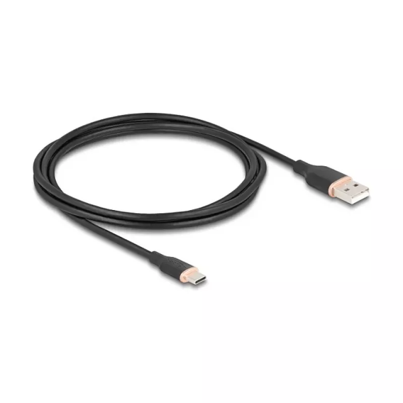 USB kabelis DeLOCK 81227 2,5 m USB A USB C juodas