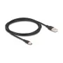USB kabelis DeLOCK 81227 2,5 m USB A USB C juodas