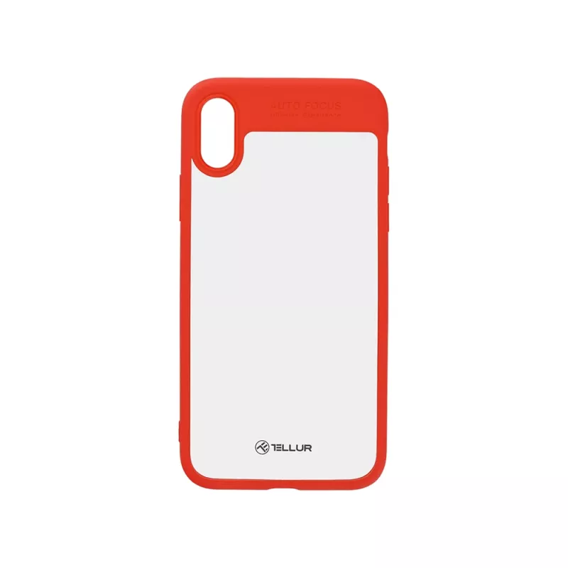 Cover Tellur iPhone X TLL121623 Raudonas Permatomas