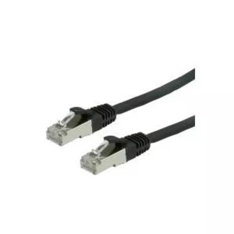 VALUE S/FTP-(PiMF-) komutacinis kabelis Cat.6, LSOH, juodas, 1 m (21.99.1235)