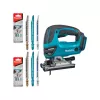 Pjūklelis Makita DJV180ZX belaidis tik korpusas — 3 pakopų švytuoklė, 0–2600 k./min., eiga 26 mm, pjovimo gylis medienoje 135 mm