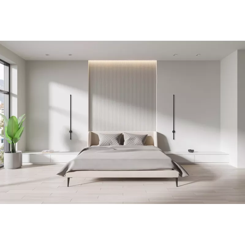 Activejet LED sieninis šviestuvas AJE-HILTON juodas NW