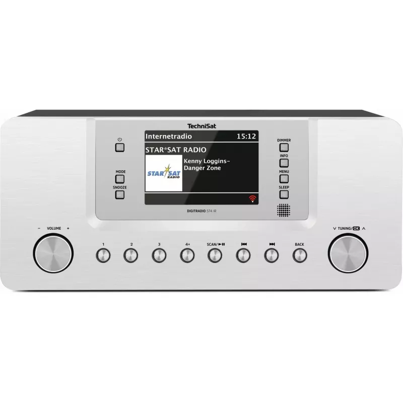 TechniSat DigitRadio 574 IR - Audiosystem - 2 x 5 Watt - Sidabrinė (0001/2951)
