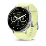 Garmin Venu 010-03014-02 išmanusis laikrodis / sportinis laikrodis 3,56 cm (1,4 inch) AMOLED 45 mm Skaitmeninis 454 x 454 pikseliai Liečiamas ekranas Sidabrinis „Wi-Fi“ GPS (palydovas)