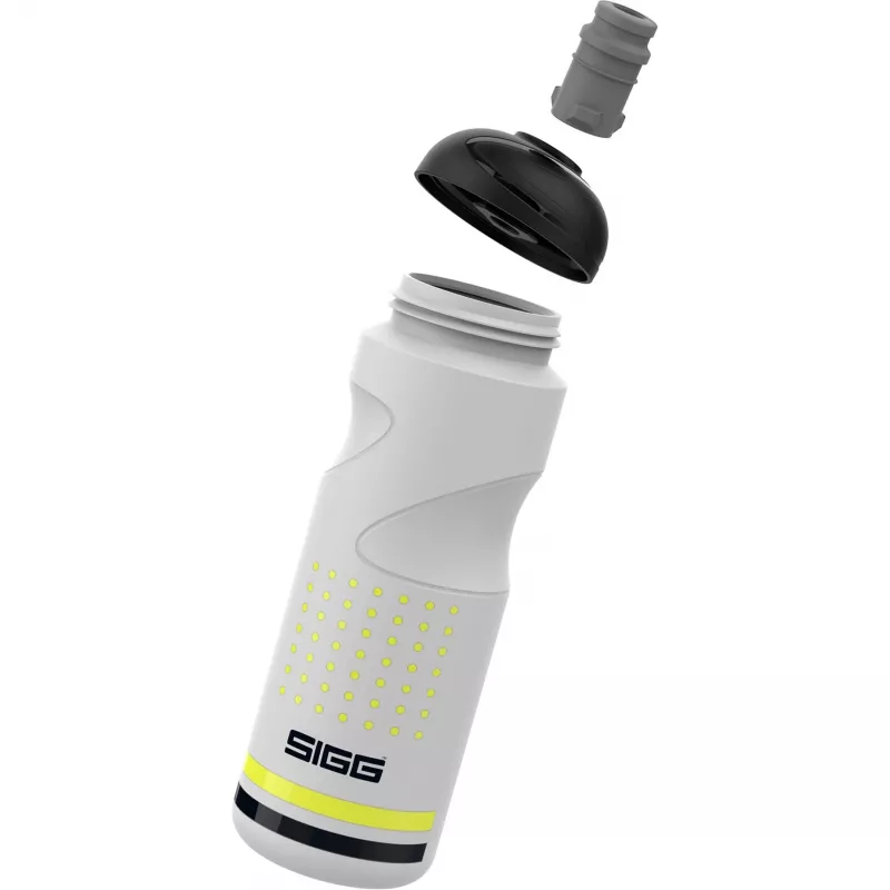Geriamasis butelis Sigg 6005.80 — plastikinis sportinis butelis 750 ml, baltas, 236 mm aukščio
