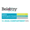 Dviejų skyrių šiukšliadėžė Beldray LA035235SSFEU7 nerūdijantis plienas 5 litrai