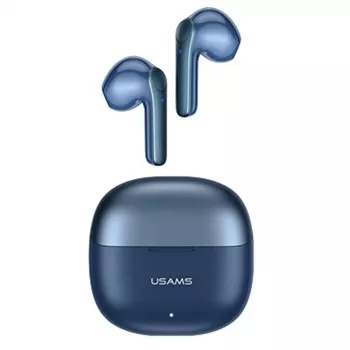 Ausinės USAMS TWSXH Series Dual Mic Wireless mėlynos / mėlynos BHUXH03